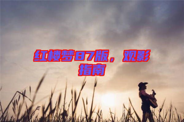 紅樓夢(mèng)87版，觀影指南