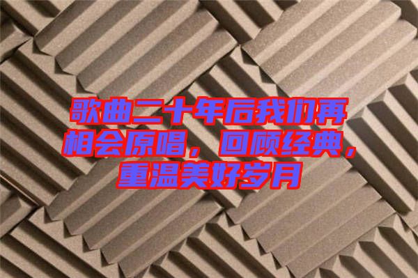 歌曲二十年后我們?cè)傧鄷?huì)原唱，回顧經(jīng)典，重溫美好歲月