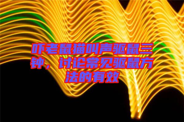 嚇老鼠貓叫聲驅(qū)鼠三鐘，討論常見驅(qū)鼠方法的有效