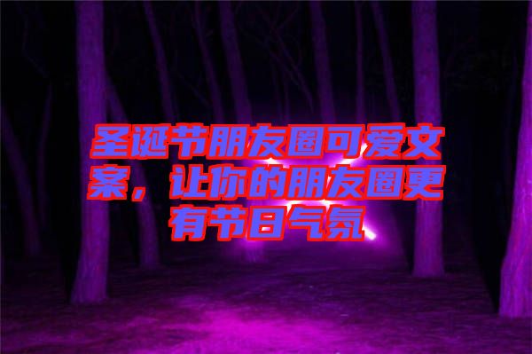圣誕節(jié)朋友圈可愛(ài)文案，讓你的朋友圈更有節(jié)日氣氛