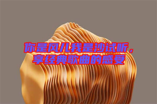 你是風(fēng)兒我是沙試聽(tīng)，享經(jīng)典歌曲的感受