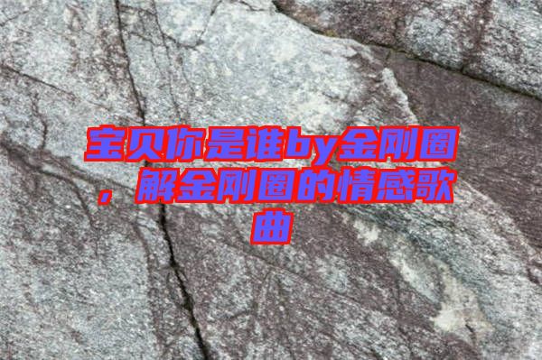 寶貝你是誰(shuí)by金剛?cè)?，解金剛?cè)Φ那楦懈枨? width=