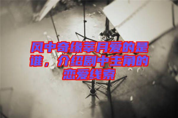 風中奇緣莘月愛的是誰，介紹劇中主角的戀愛線索