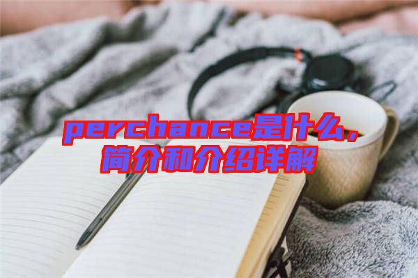 perchance是什么，簡(jiǎn)介和介紹詳解