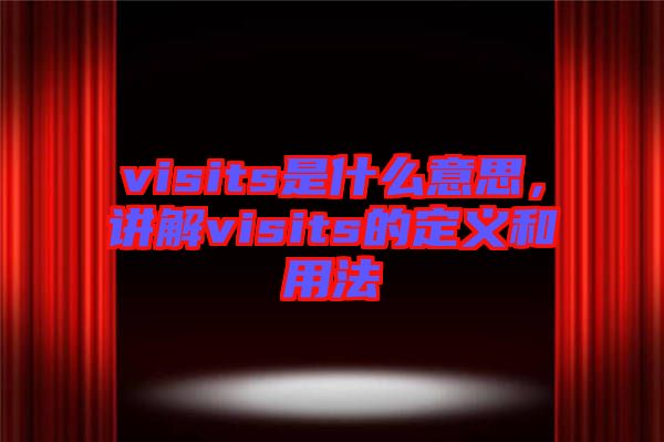 visits是什么意思，講解visits的定義和用法