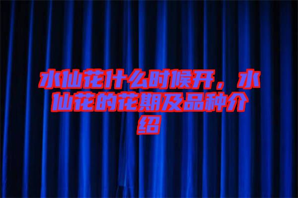 水仙花什么時(shí)候開(kāi)，水仙花的花期及品種介紹