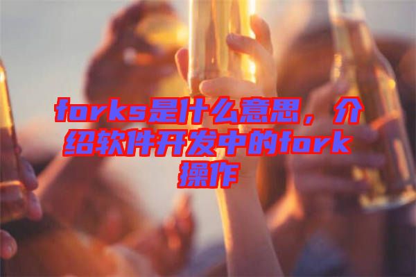 forks是什么意思，介紹軟件開發(fā)中的fork操作