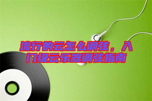 流行的云怎么調(diào)弦，入門級云樂器調(diào)弦指南