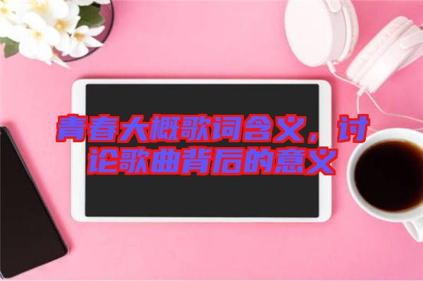 青春大概歌詞含義，討論歌曲背后的意義