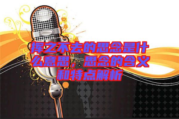 揮之不去的思念是什么意思，思念的含義和特點解析