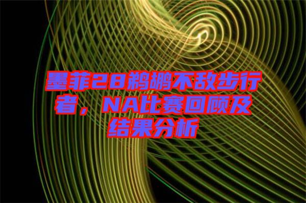 墨菲28鵜鶘不敵步行者，NA比賽回顧及結(jié)果分析