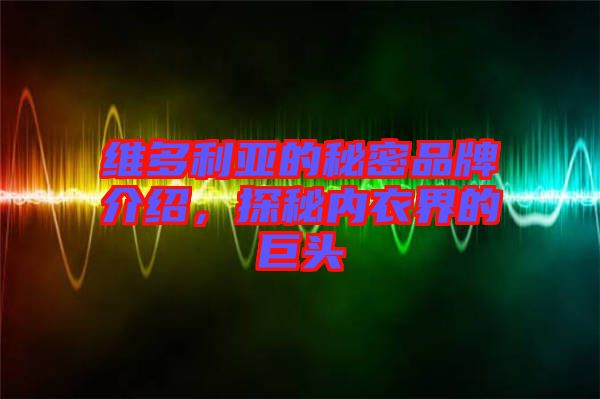 維多利亞的秘密品牌介紹，探秘內(nèi)衣界的巨頭