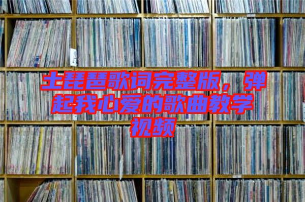 土琵琶歌詞完整版，彈起我心愛的歌曲教學(xué)視頻