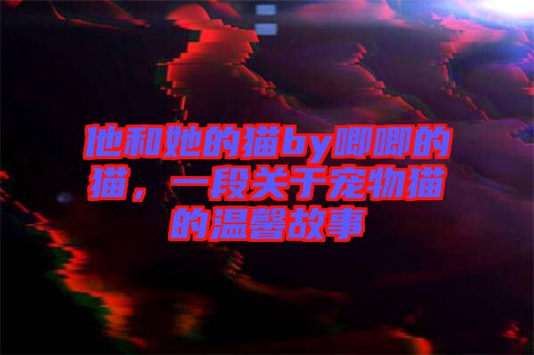 他和她的貓by唧唧的貓，一段關于寵物貓的溫馨故事